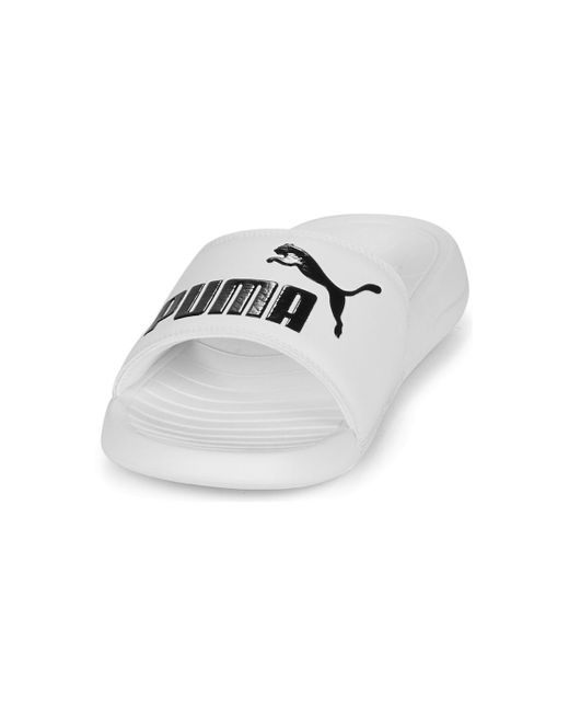 Claquettes POPCAT PUMA en coloris White