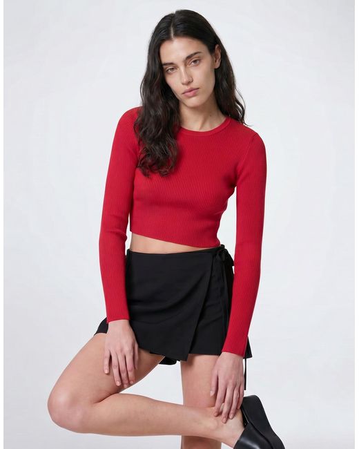Pull Yurban en coloris Red