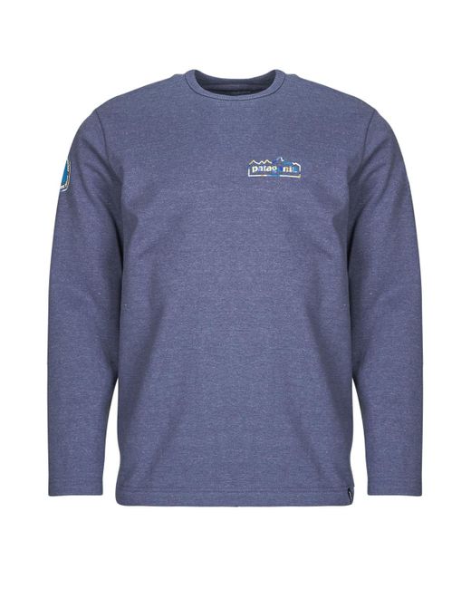 Patagonia Sweatshirt Lightweight Unity Fitz Wildrise Crew in Blue für Herren
