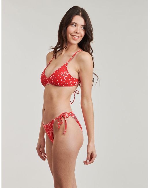 Roxy Bikini Pt Beach Classics Strappy Set in het Red