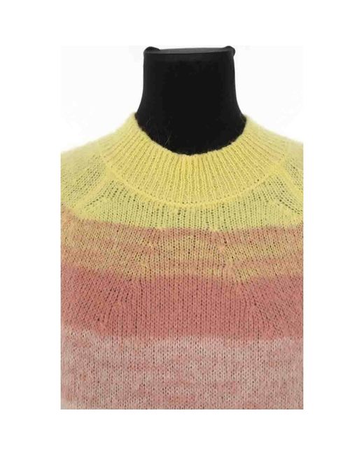 Pull Pull jaune Maje en coloris Yellow