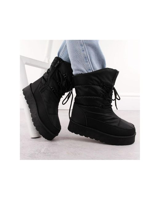 Bottes neige INT2071 Big Star en coloris Black