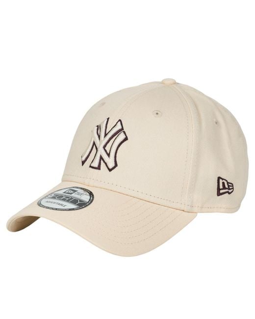 Cappellino Team Outline 9Forty New York Yankees Nvy di KTZ in Natural