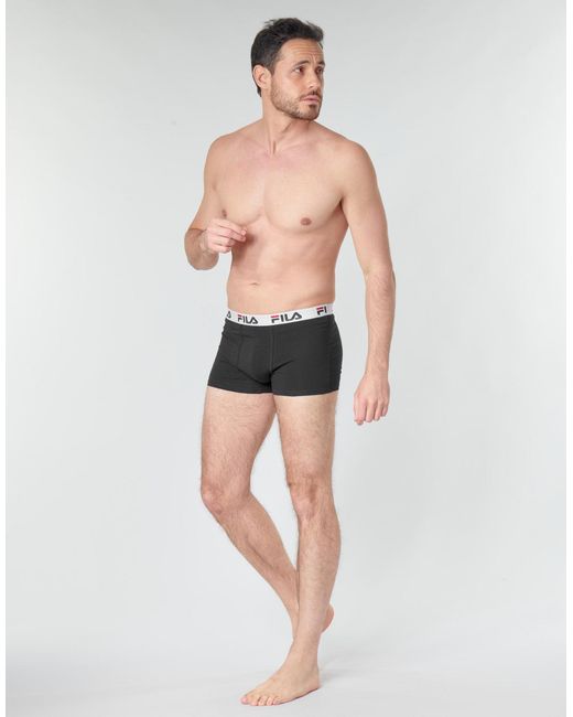 Boxers Fila pour homme en coloris White