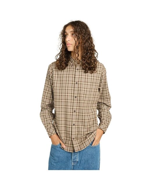 Chemise Button Down Regular Flannel Element pour homme en coloris Brown