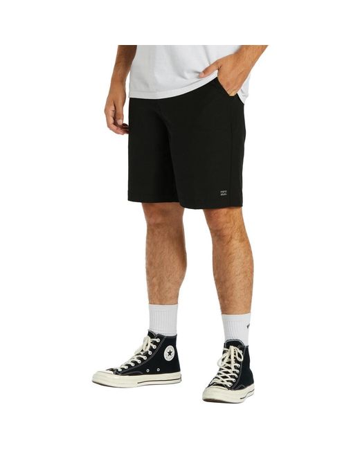 Short Crossfire Solid 20"" Billabong pour homme en coloris Black