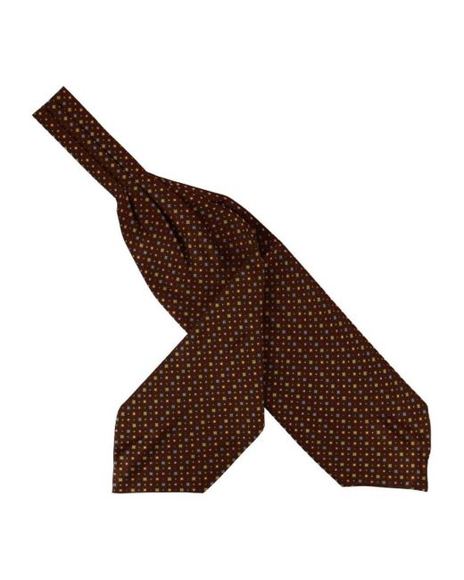 Echarpe Foulard Ascot Sofia Tony & Paul pour homme en coloris Brown