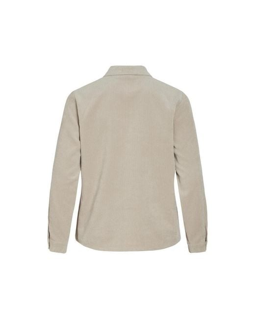 Chemise 14095332-FEA Vila en coloris Gray