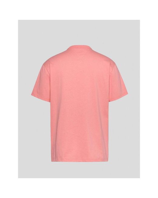 T-shirt Tommy Hilfiger pour homme en coloris Pink