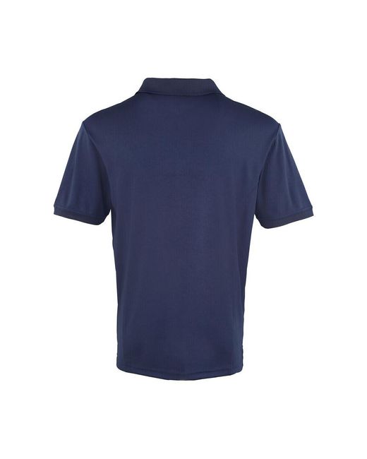 Polo Coolchecker PREMIER pour homme en coloris Blue
