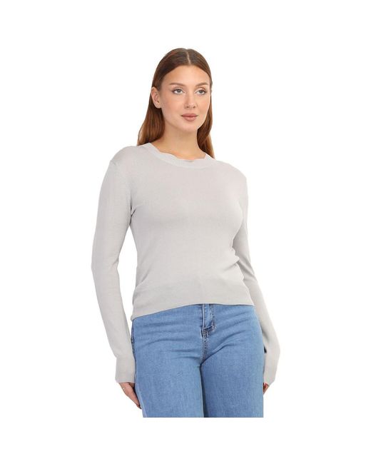 Pull Pulls pour - Gris La Modeuse en coloris Gray