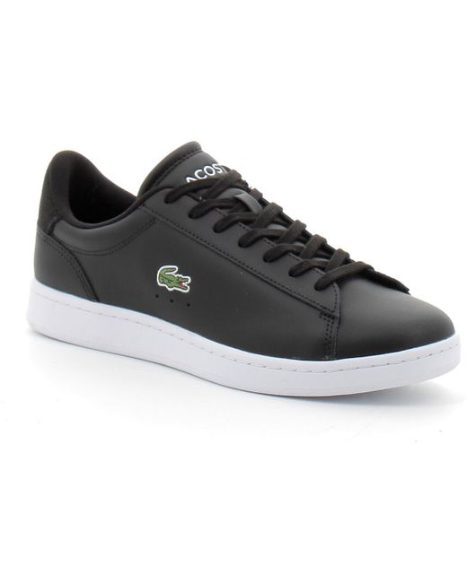 Baskets Basket En Cuir Carnaby Set Lacoste pour homme en coloris Black
