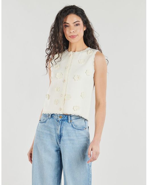 Morgan Vest Mfleur in het White