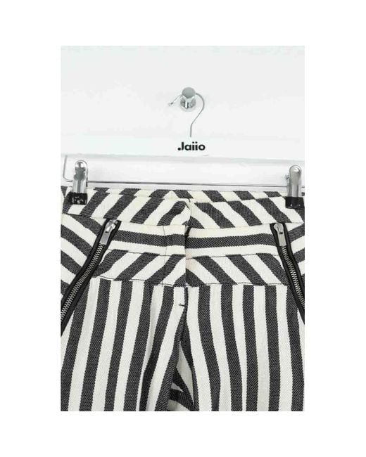 Pantalon Pantalon slim en coton Maje en coloris Black