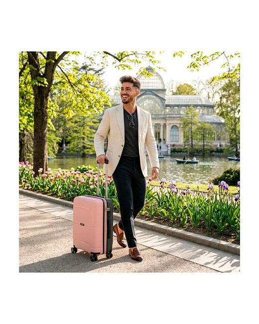 Valise Clyde Itaca en coloris Pink