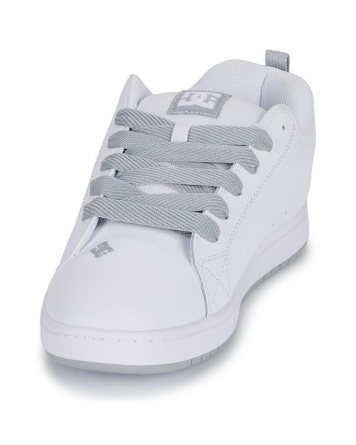 Baskets basses COURT GRAFFIK SQ DC Shoes pour homme en coloris White