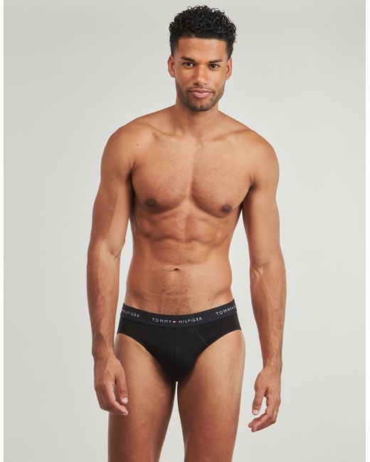 Slips 3P BRIEF WB Tommy Hilfiger pour homme en coloris Black