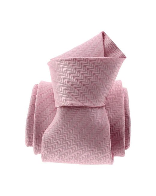 Cravates et accessoires Cravate Monochrome Clj Charles Le Jeune pour homme en coloris Pink