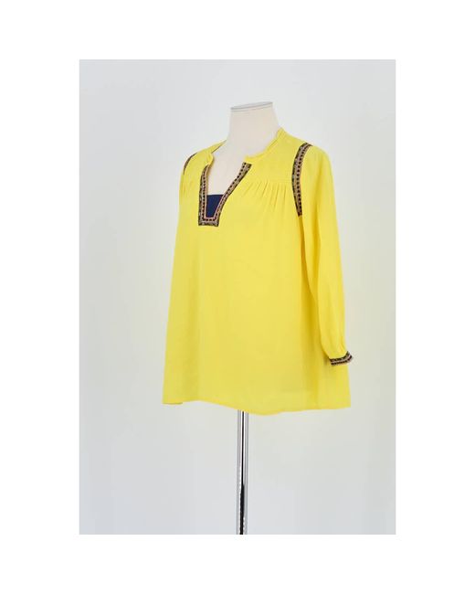 Blouses Blouse jaune Ba&sh en coloris Yellow
