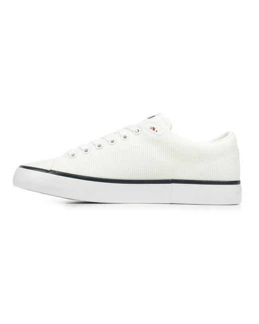 Tommy Hilfiger Lage Sneakers Hi Vulc Core Low Ii Mesh in het White voor heren