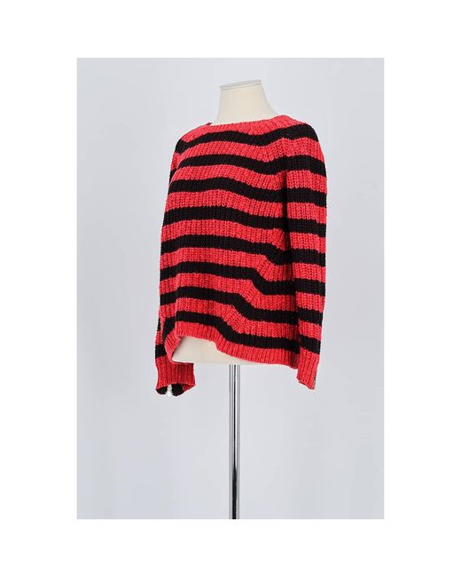 Pull Pull En Coton Maje en coloris Red