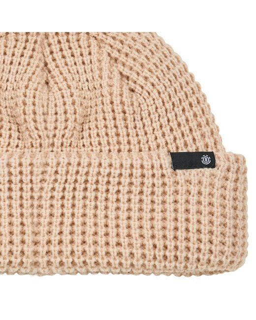 Element Natural Mütze Low Docker Waffle