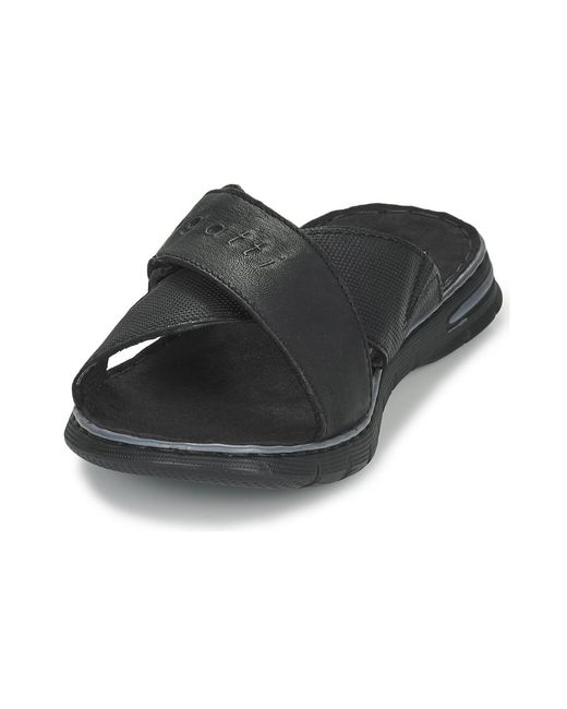 Claquettes Bugatti pour homme en coloris Black