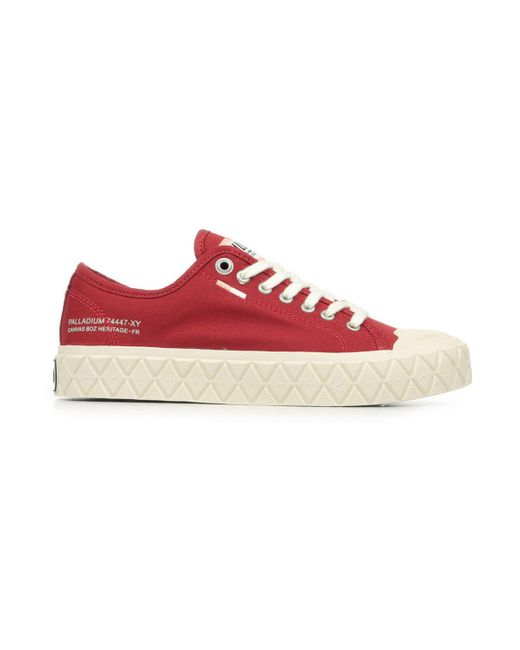 Baskets Palla Ace Cvs Org Palladium en coloris Red