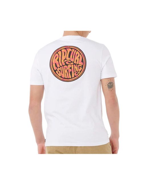 Polo _M_DRIFTER TEE Rip Curl pour homme en coloris White