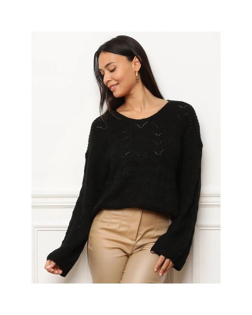 Pull Pulls pour - Noir La Modeuse en coloris Black