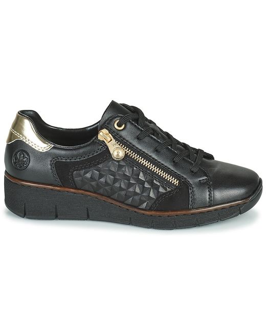 Rieker Black Sneaker thomanisa