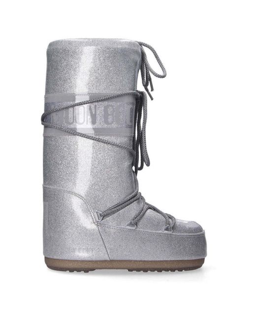 Bottes Moon Boot en coloris Gray