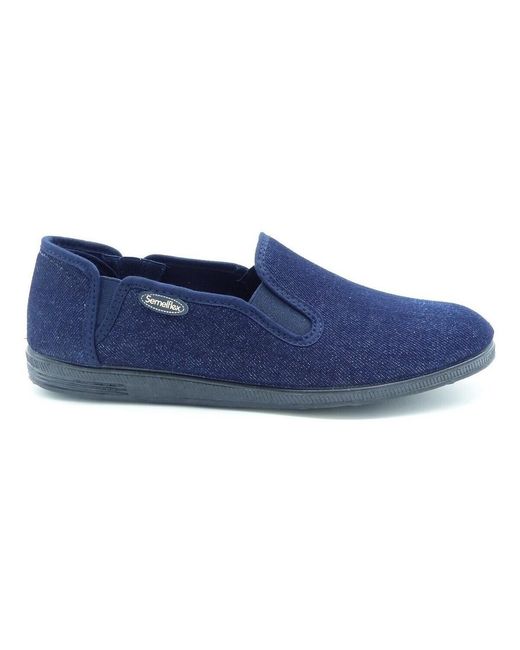 Chaussons Mathieu Semelflex pour homme en coloris Blue