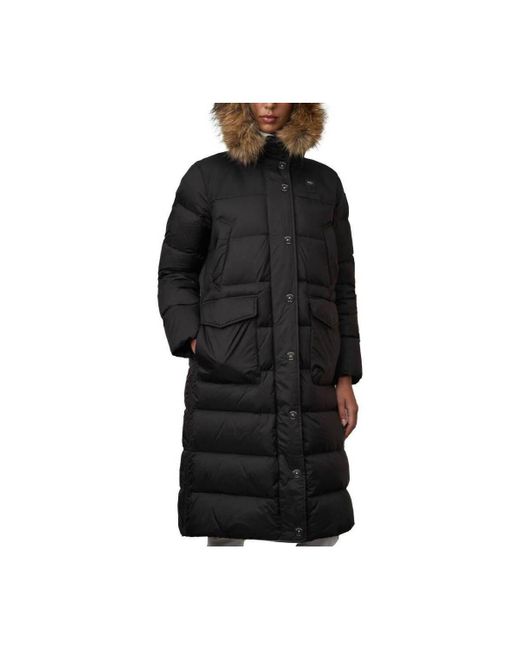Blauer Mantel Brielle in het Black