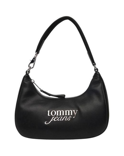 Sac Bandouliere BOLD SCRIPT SHOULDER BAG AW0AW17895 Tommy Hilfiger en coloris Black