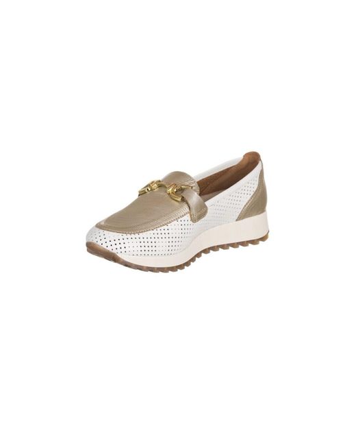 Baskets basses MOCASSINS 800 Kangaroos en coloris White
