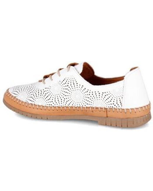 Derbies maffliers Coco   Abricot en coloris White
