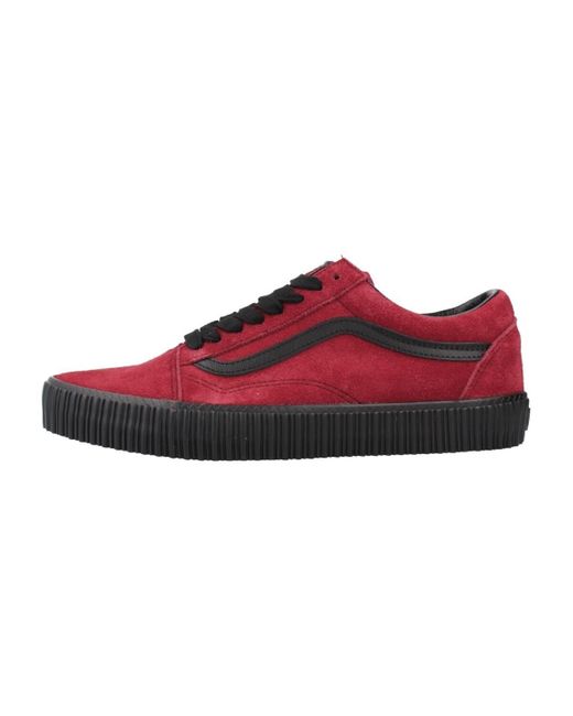 Vans Lage Sneakers Old Skool Creeper in het Red voor heren