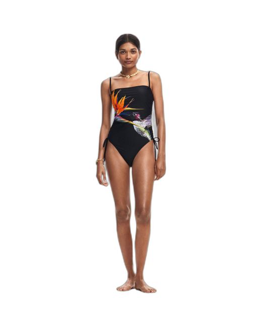Maillots de bain Maillot de bain 1 pièce Colibrí One P. Desigual en coloris Black