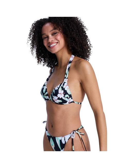 Maillots De Bain Printed Essentials Fixed Tri Roxy en coloris Black