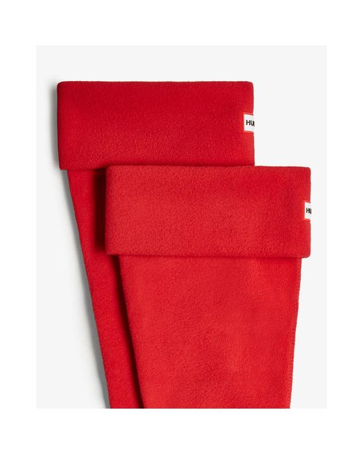 Chaussettes Chaussettes hautes en polaire Hunter en coloris Red