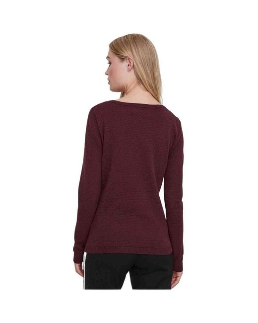 Pull 077-52592998482259 Vero Moda en coloris Purple