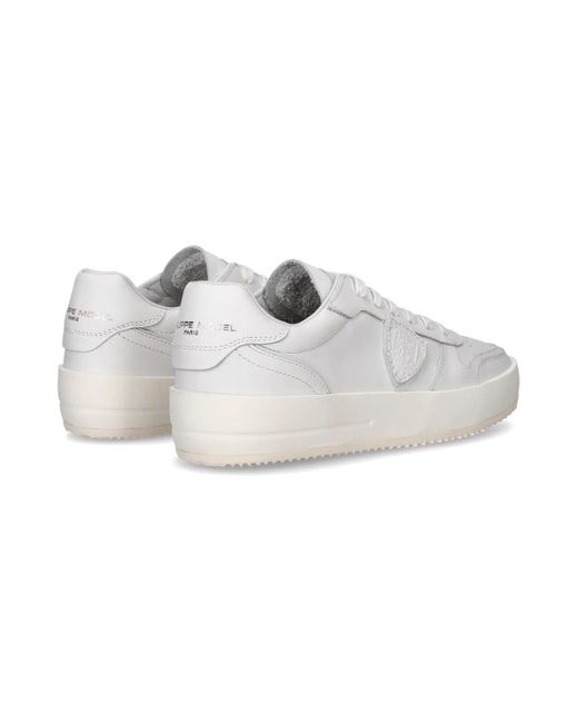 Philippe Model Sneakers in het White voor heren