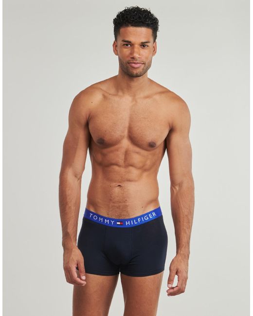 Tommy Hilfiger Boxer 3P Trunk Wb in Blue für Herren