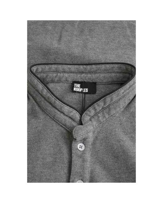T-shirt Polo en coton gris The Kooples pour homme en coloris Gray
