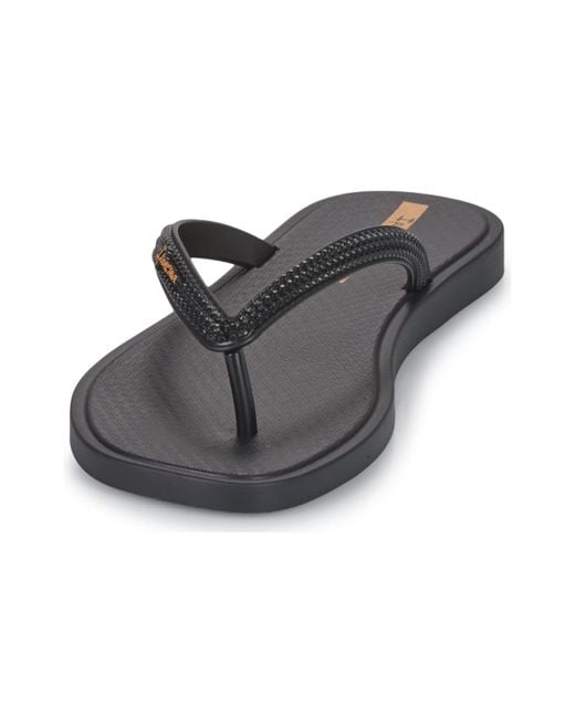 Ipanema Black Zehentrenner Solar Thong Fem