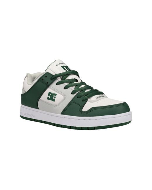 Chaussures de Skate MANTECA SE black grey green DC Shoes pour homme