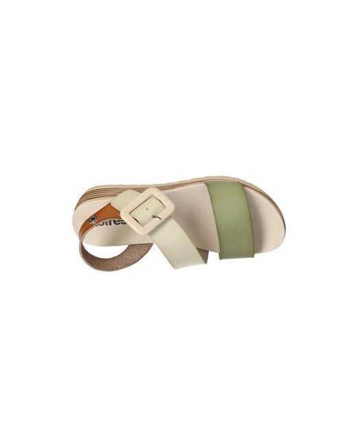Sandales compensées Refresh en coloris Metallic
