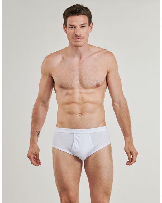 Slips BASIC COTON BIO Pack de 2 Athena pour homme en coloris Blue