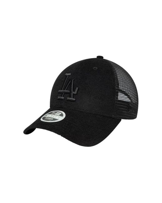 KTZ Pet La Dodgers Fabric 9Forty Trucker Adjustable Cap in het Black